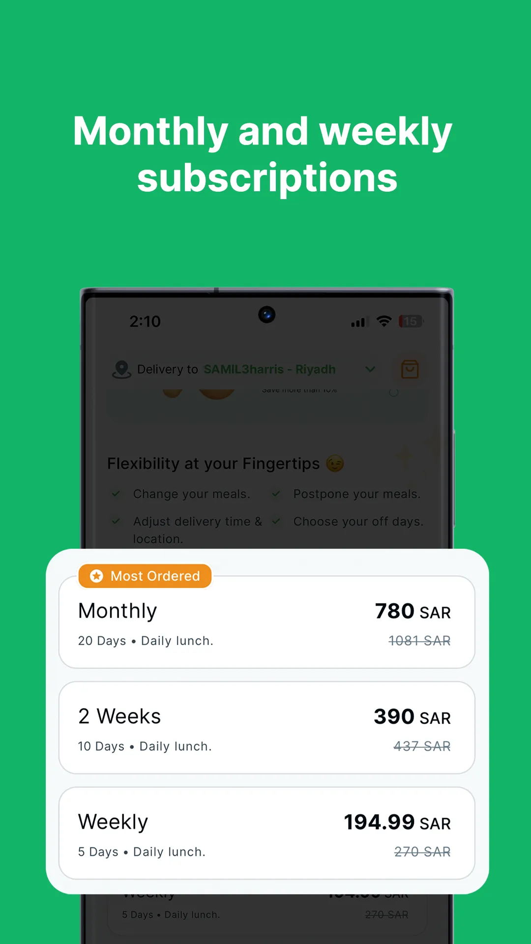 Dailymealz: Food Subscription | Indus Appstore | Screenshot