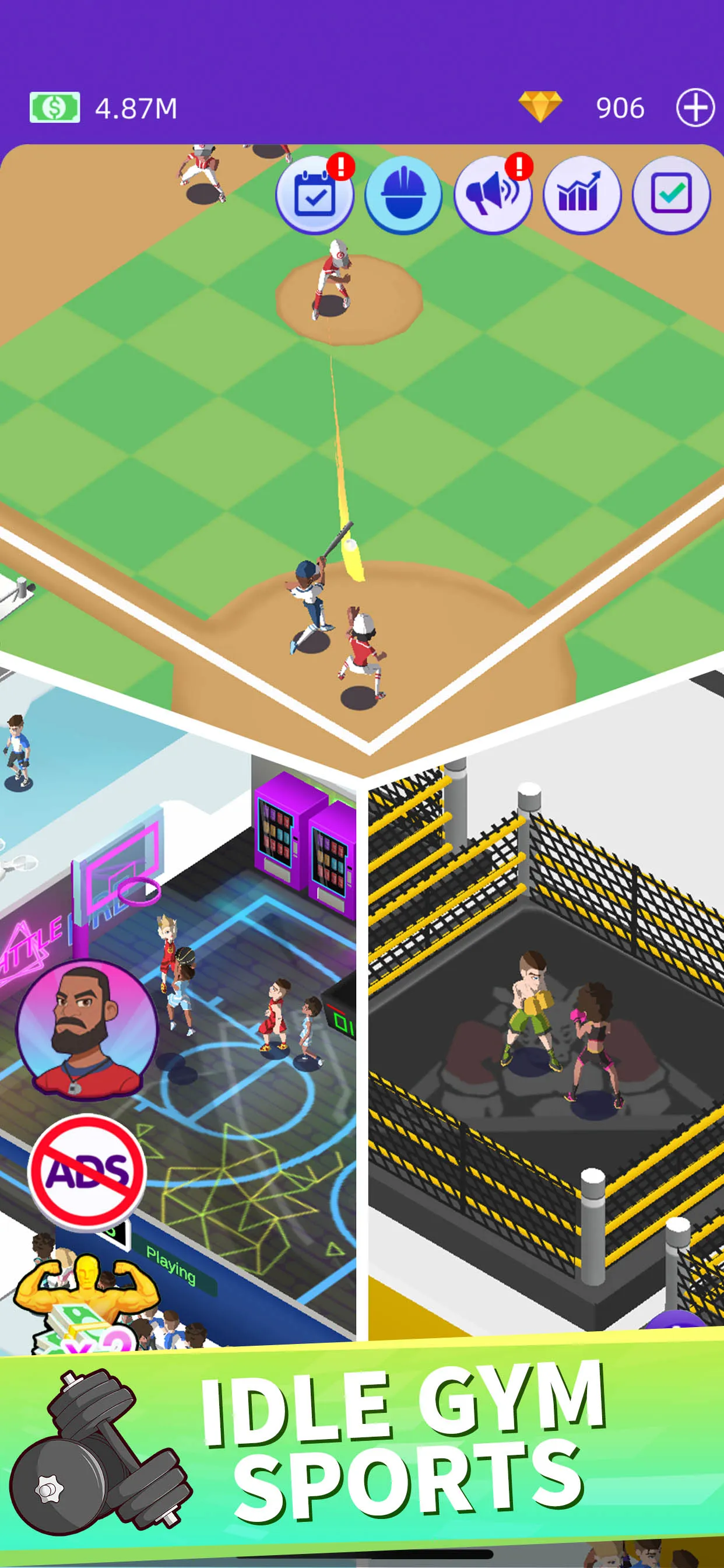 Idle GYM Sports - Fitness Game | Indus Appstore | Screenshot