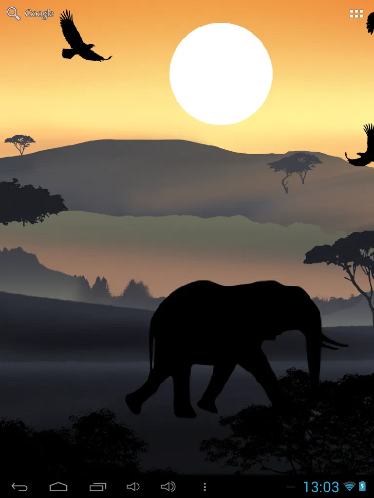 African Sunset Live Wallpaper | Indus Appstore | Screenshot