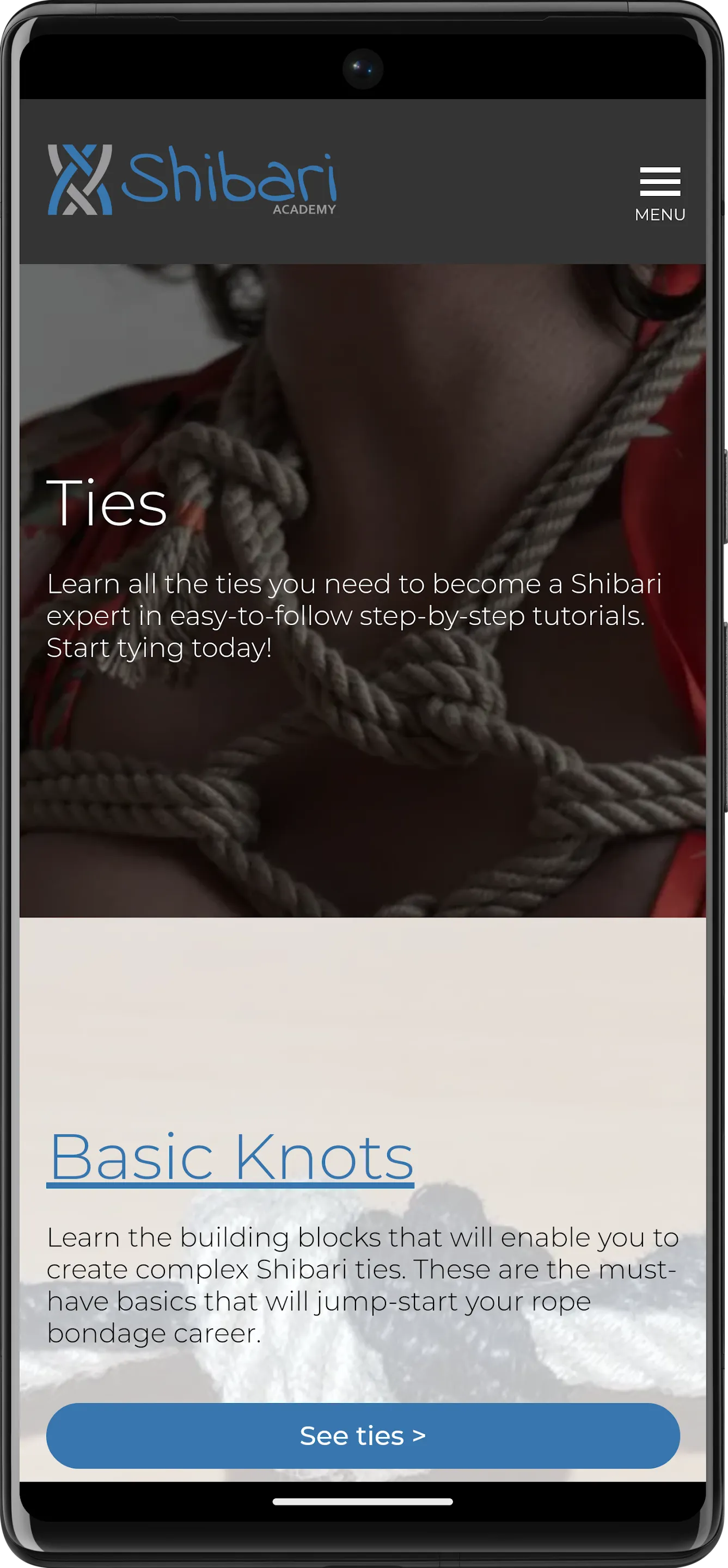 Shibari Academy | Indus Appstore | Screenshot