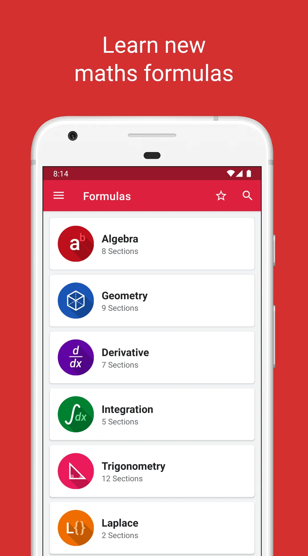 Maths Pro - Notes & Formulas | Indus Appstore | Screenshot