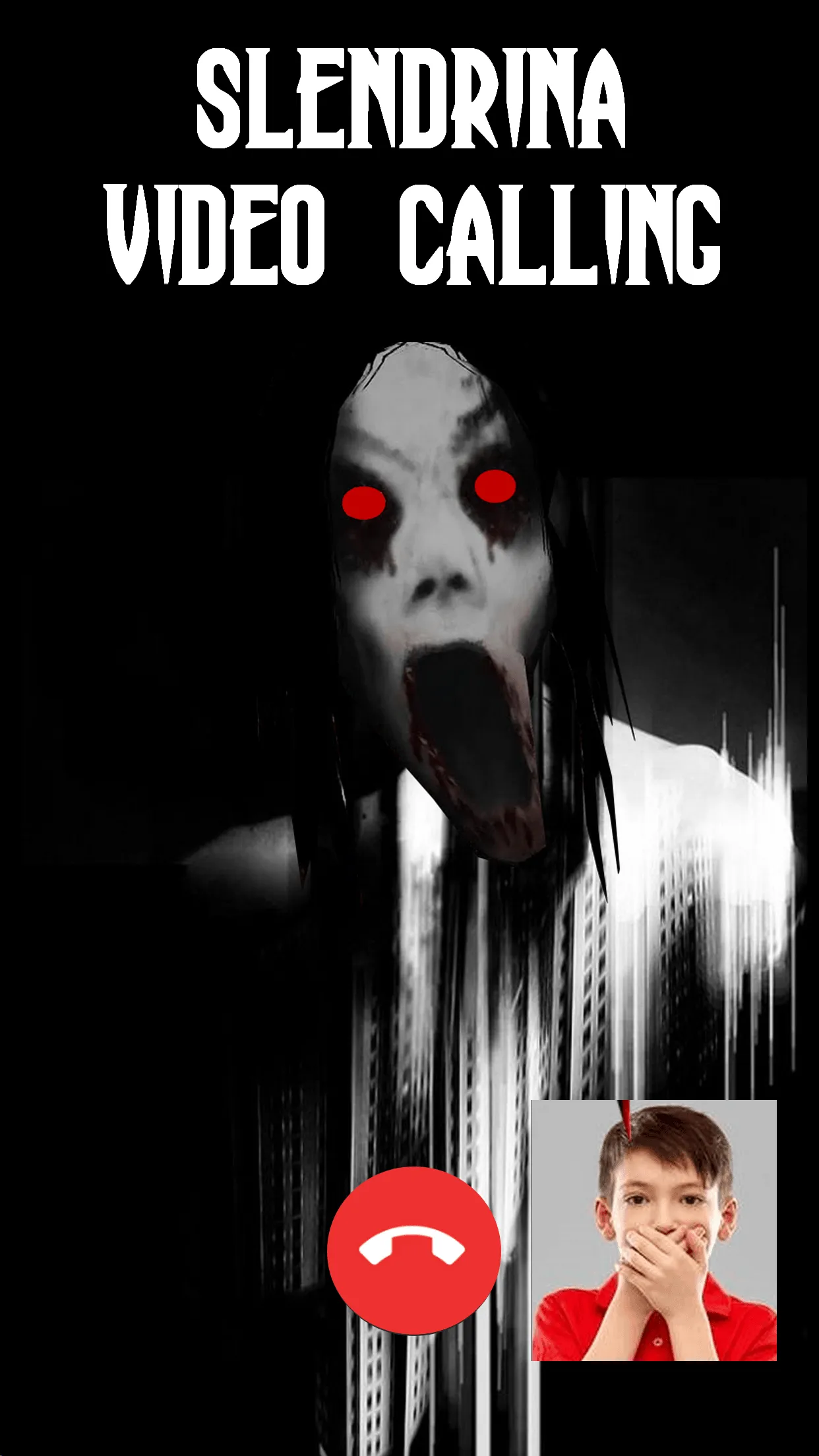 Slender Scary Ghost Call prank | Indus Appstore | Screenshot