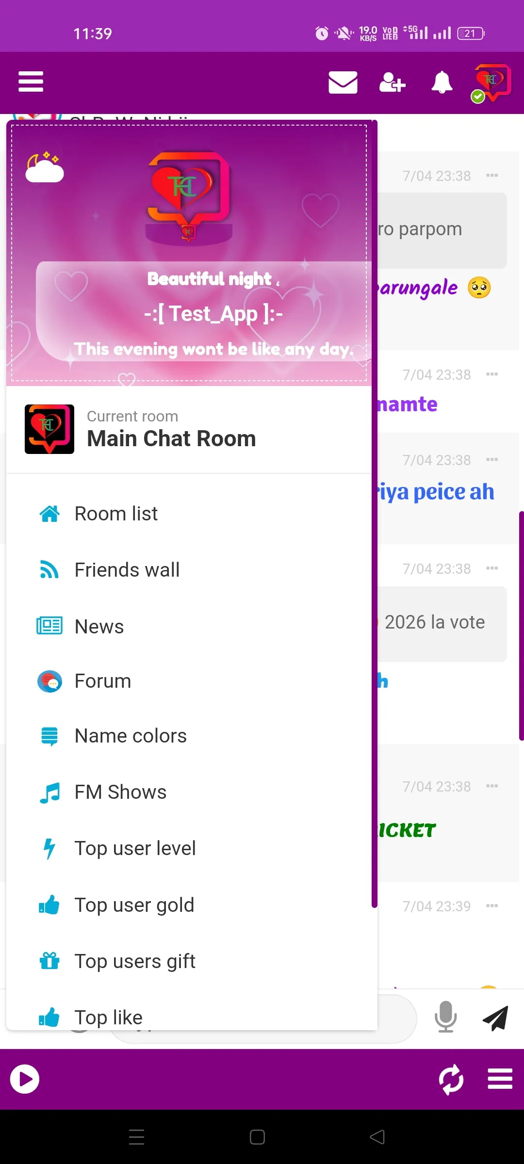 Tamil Chat - Tamil Heart Chat | Indus Appstore | Screenshot