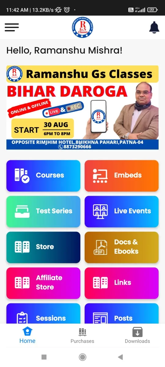 Ramanshu Gs classes | Indus Appstore | Screenshot