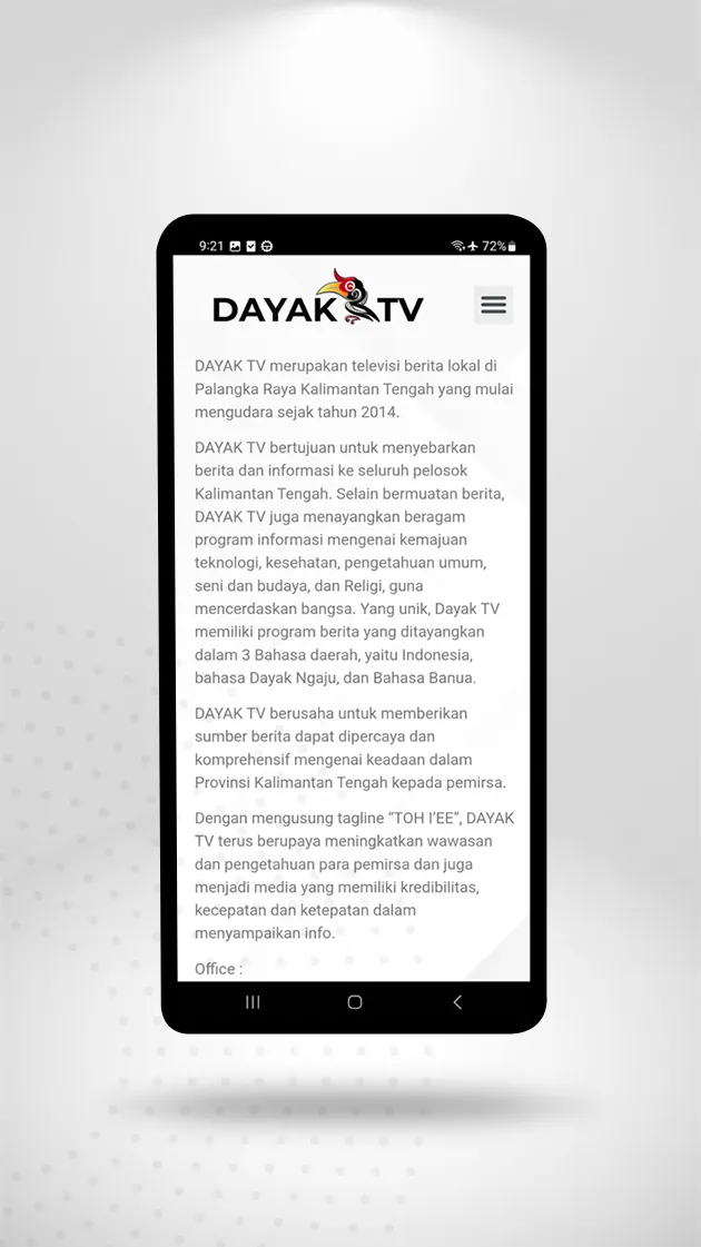 Dayak TV | Indus Appstore | Screenshot