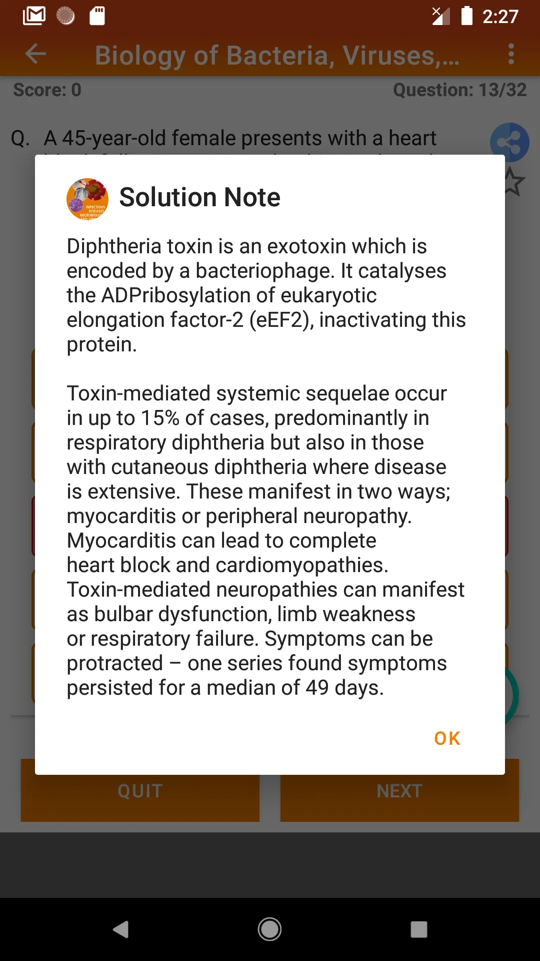 Infectious Diseases Test Prep | Indus Appstore | Screenshot