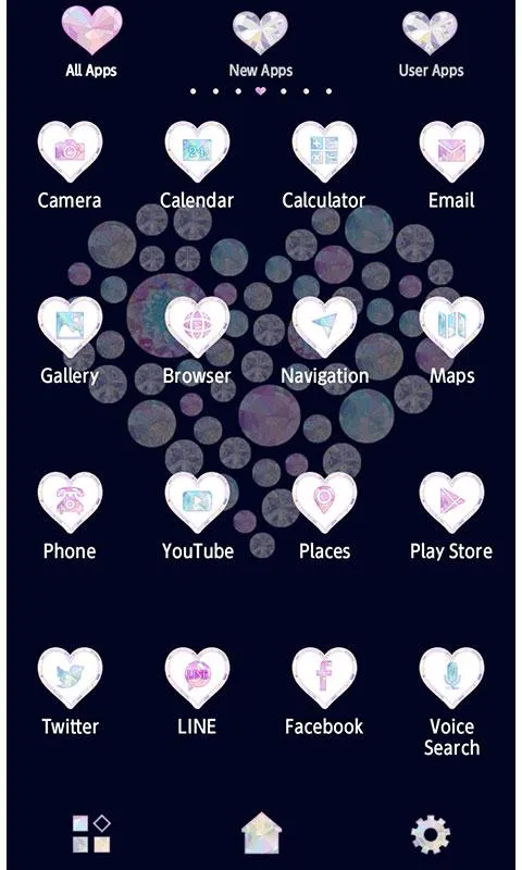 Beautiful Theme-Jewel Heart- | Indus Appstore | Screenshot