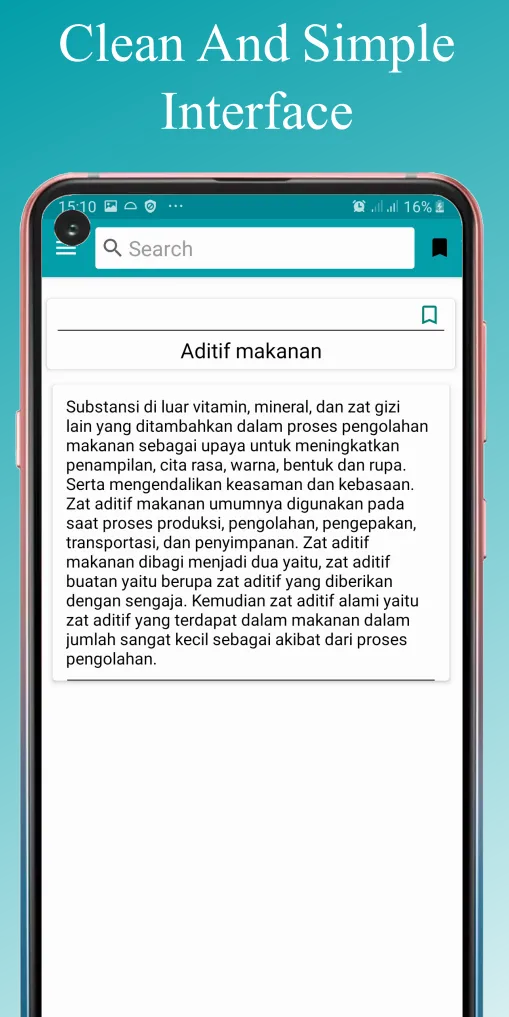 Kamus Gizi Offline | Indus Appstore | Screenshot