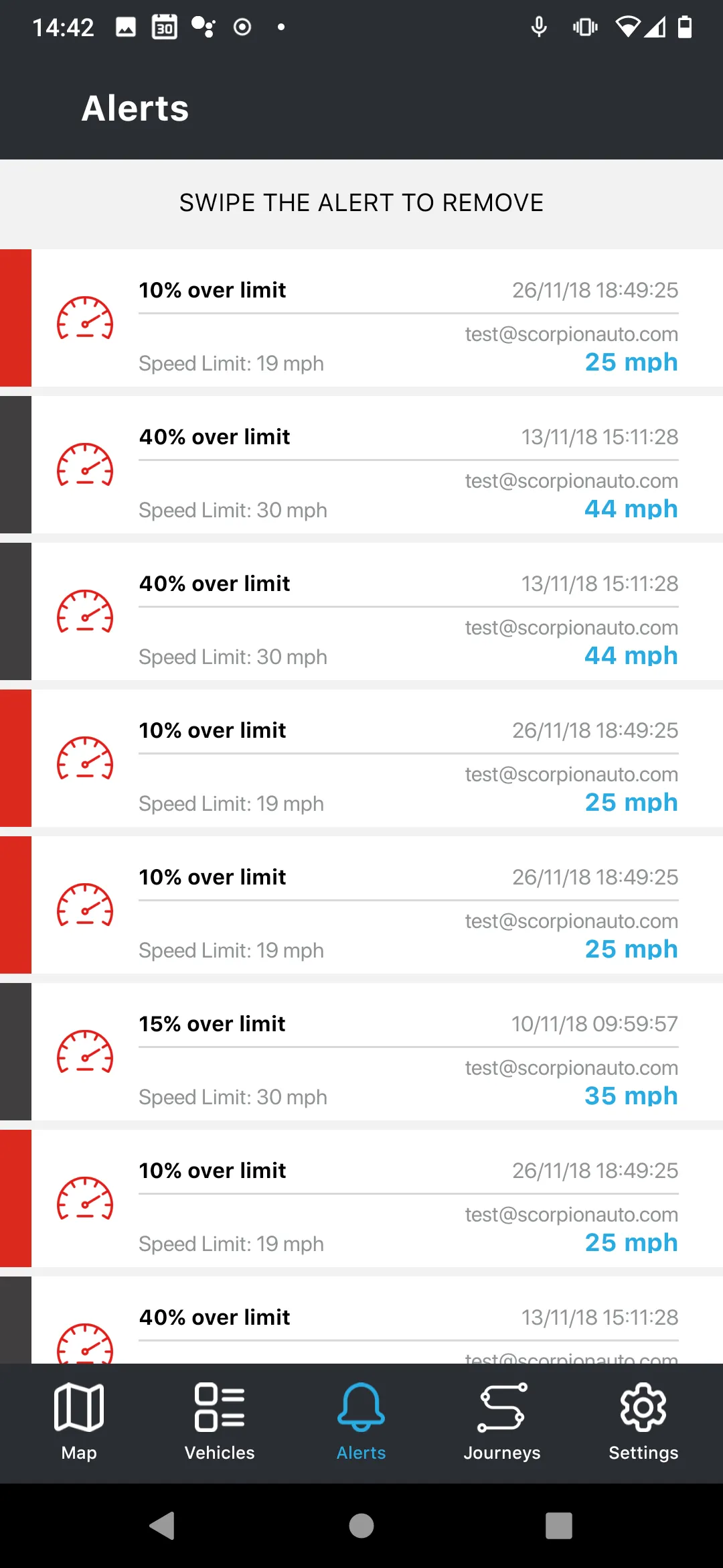 Infiniti Tracking | Indus Appstore | Screenshot