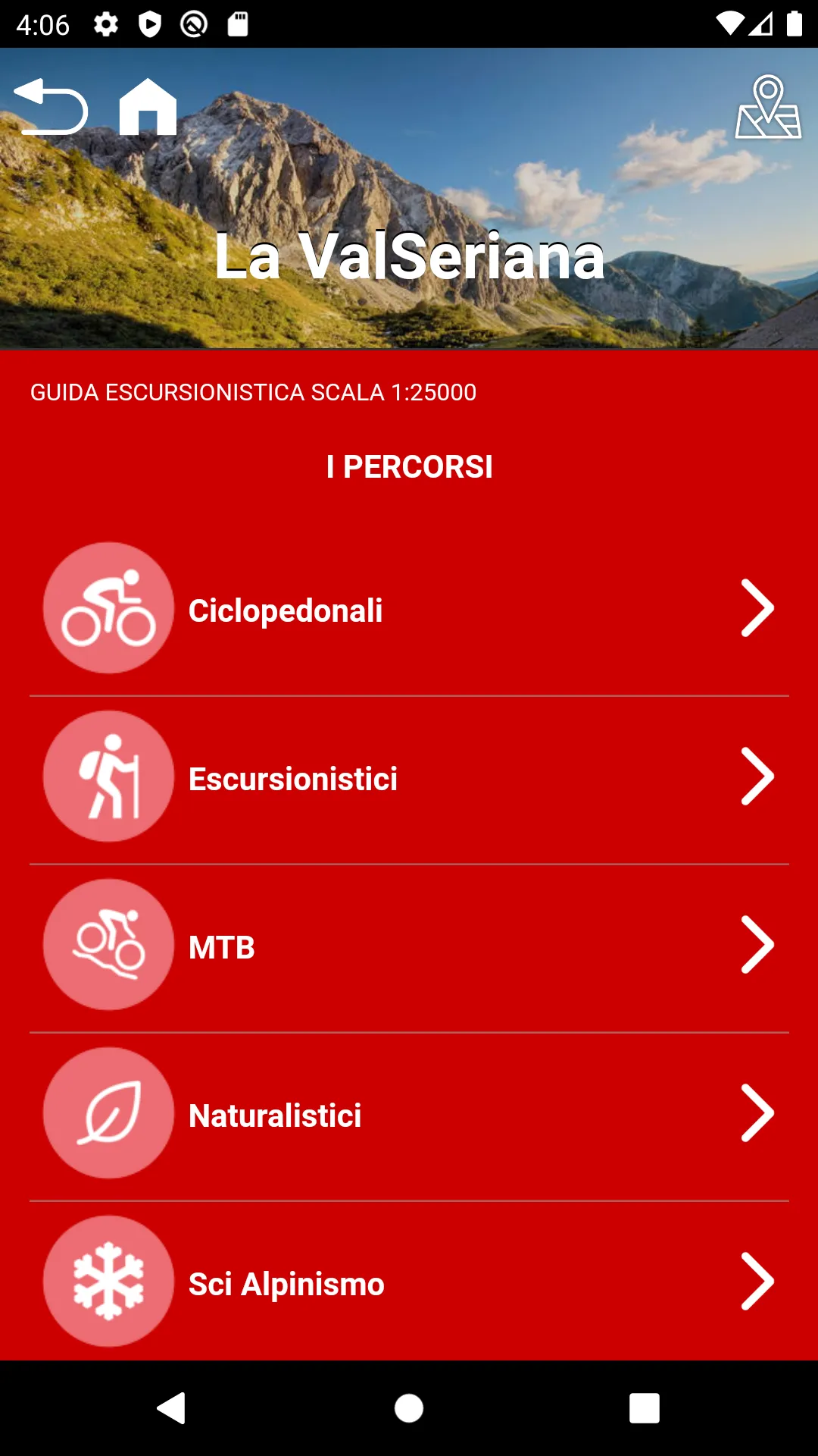 Outdoor Bergamo | Indus Appstore | Screenshot