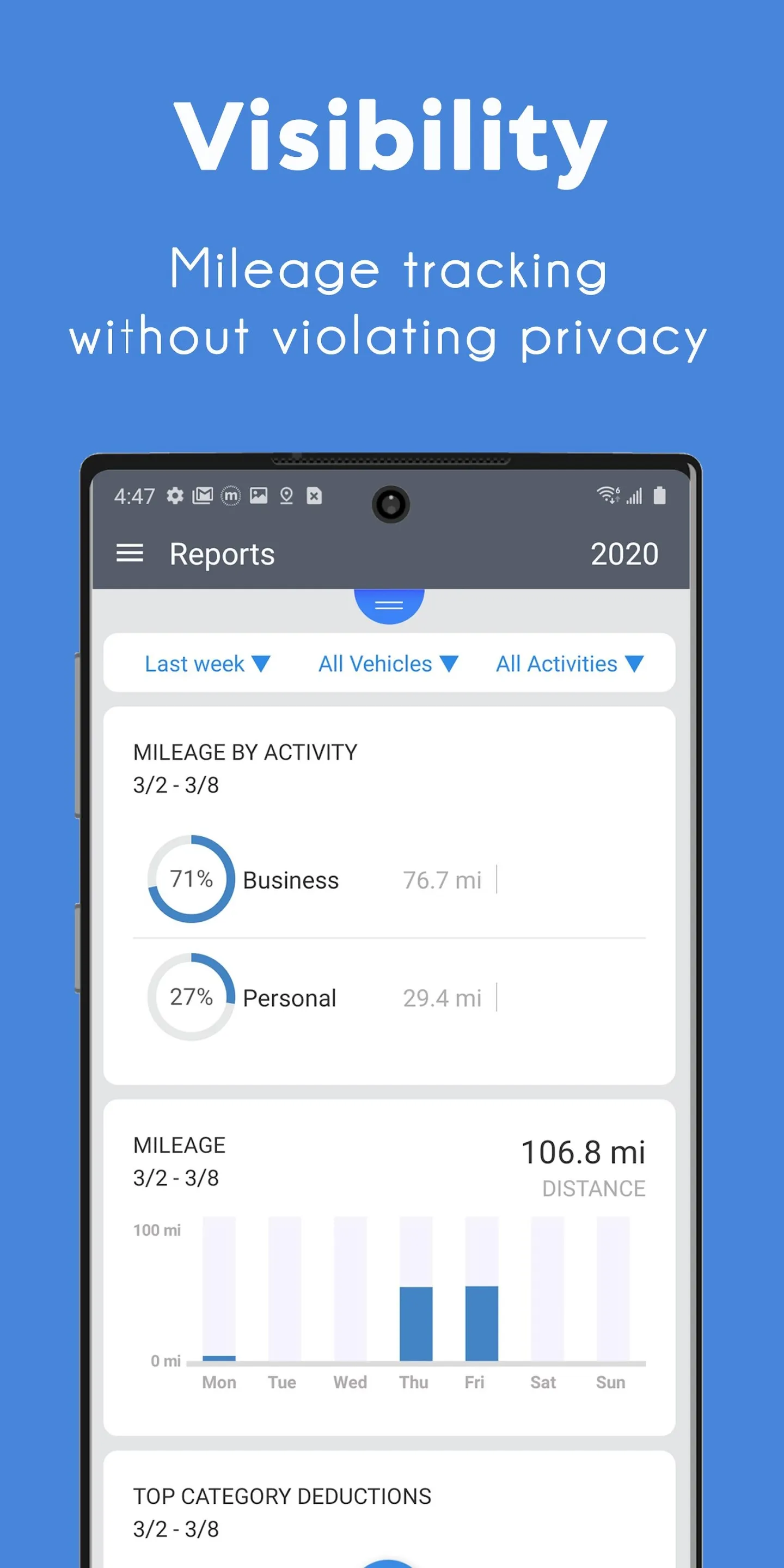 mLog Mileage Tracker by mBurse | Indus Appstore | Screenshot