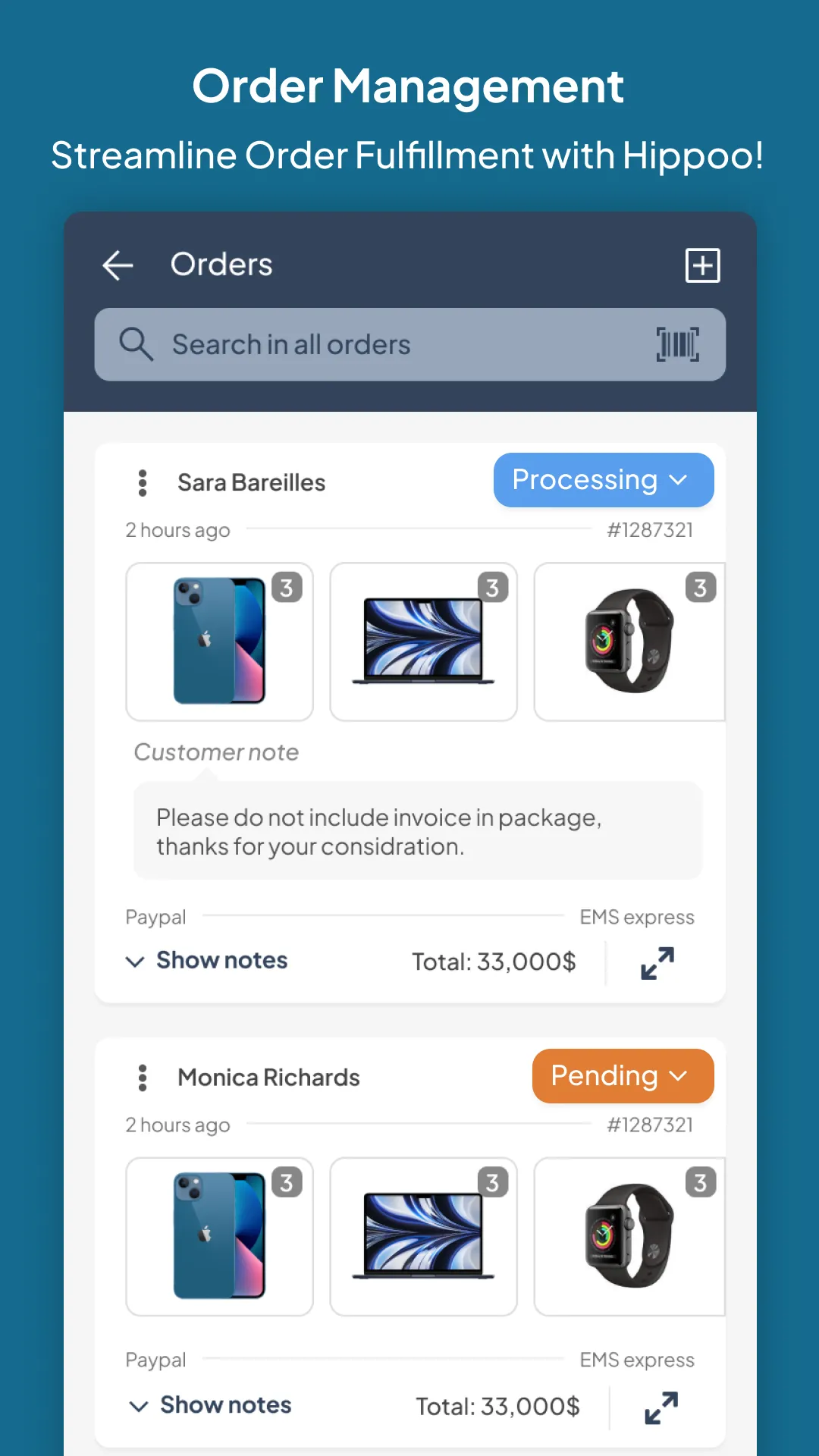 Hippoo Woocommerce Manager | Indus Appstore | Screenshot