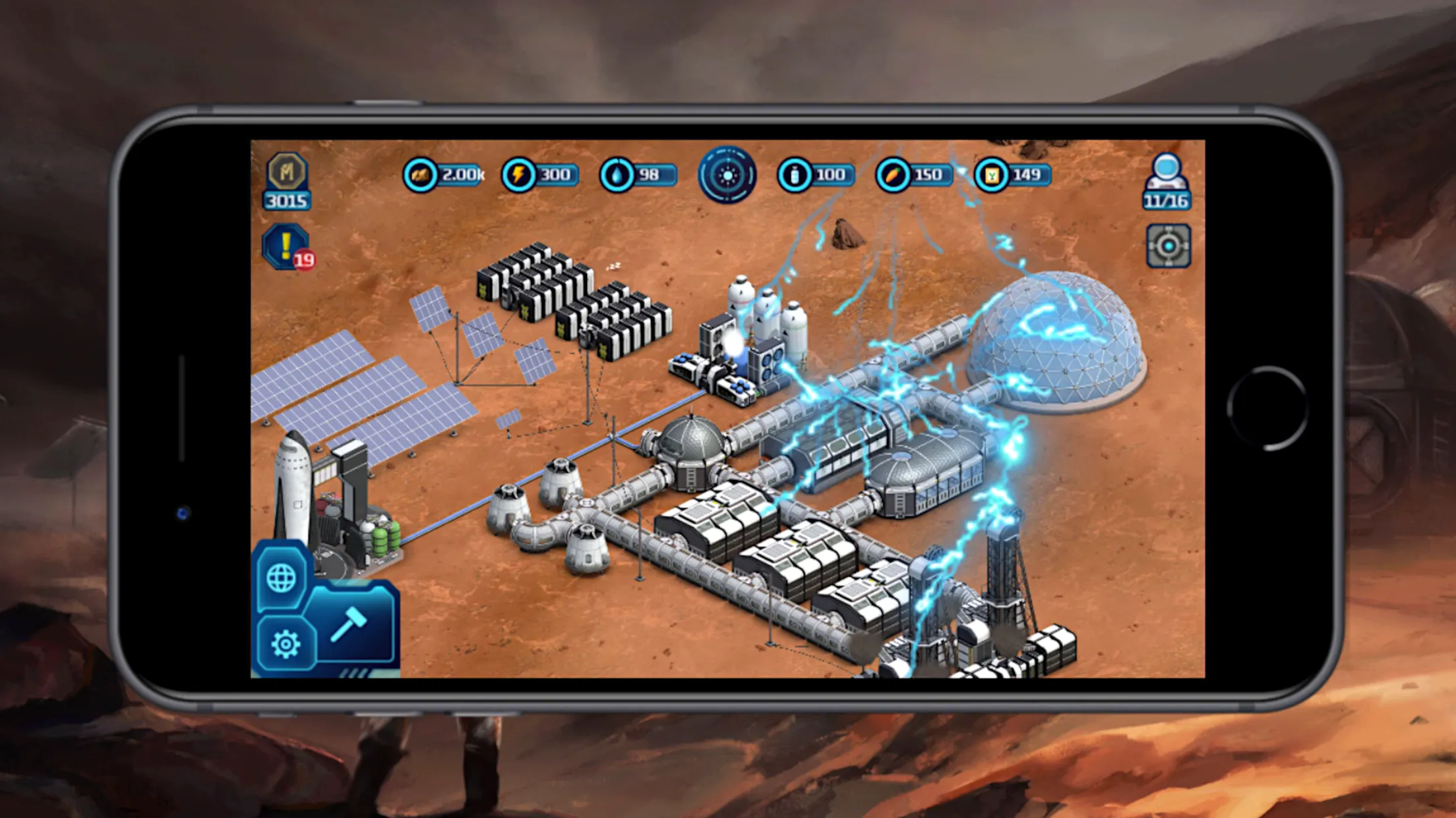 Occupy Mars: Colony Builder | Indus Appstore | Screenshot