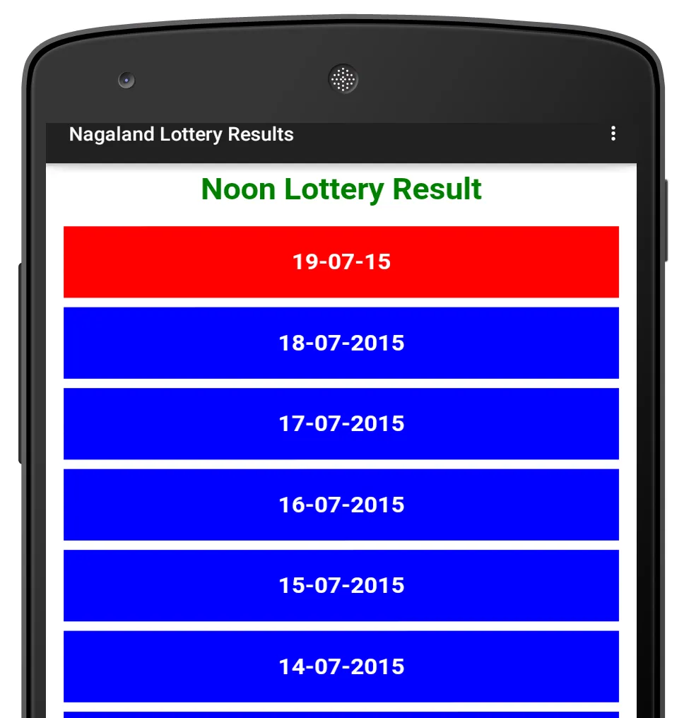 Nagaland Lottery Results | Indus Appstore | Screenshot