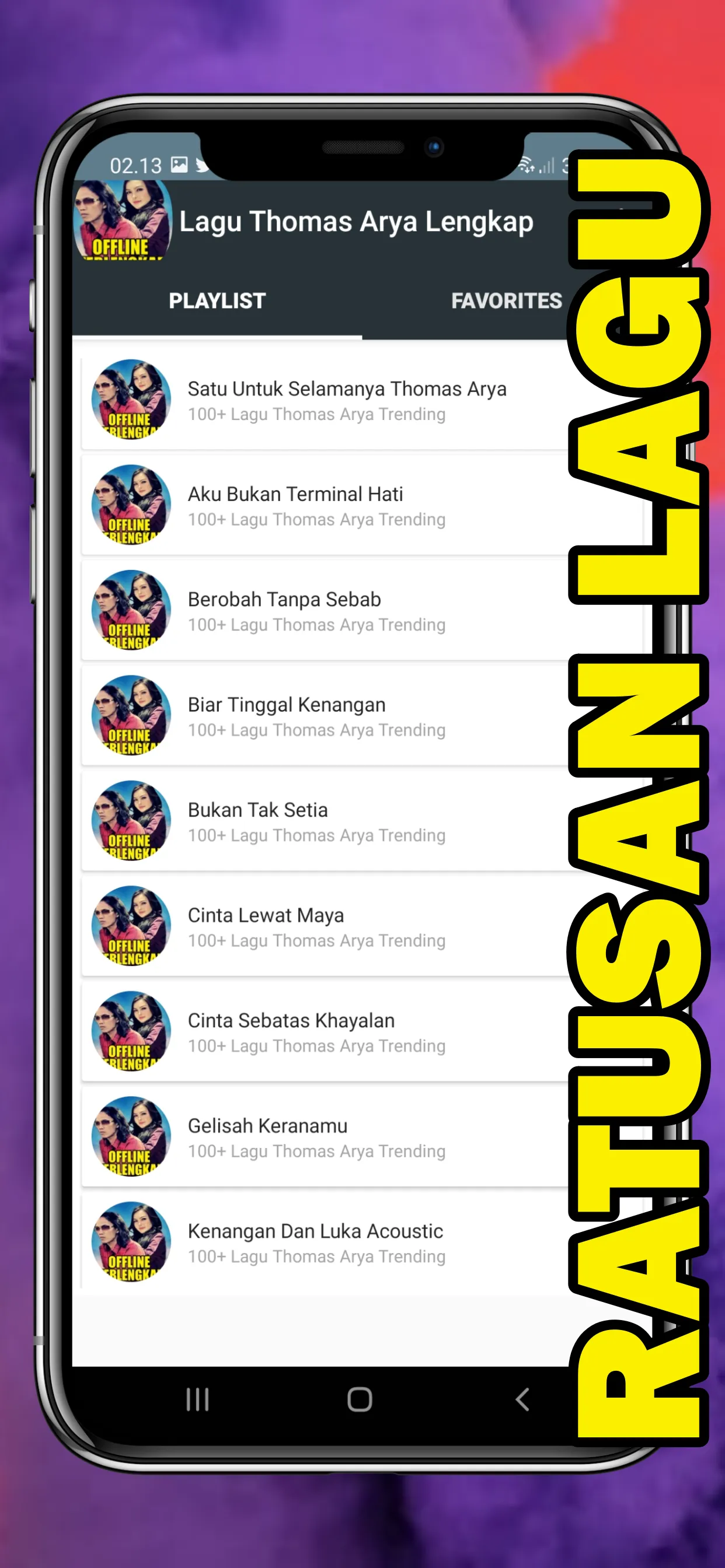 Koleksi Lagu ThomasArya Viral | Indus Appstore | Screenshot