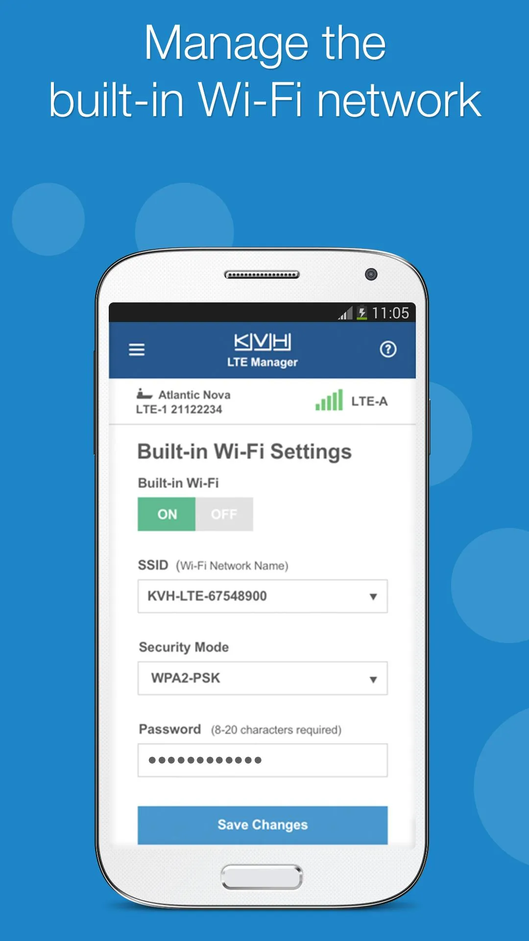 KVH LTE Manager | Indus Appstore | Screenshot