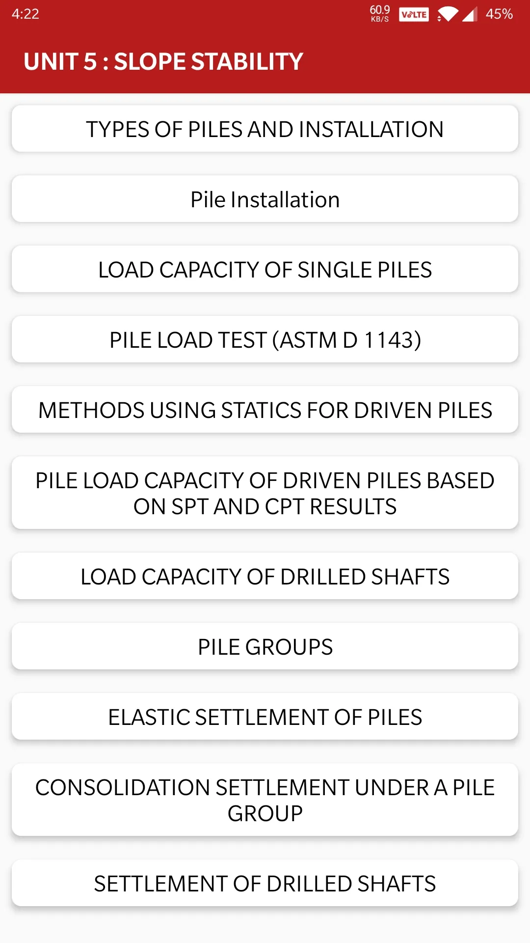 Soil Mechanics | Indus Appstore | Screenshot