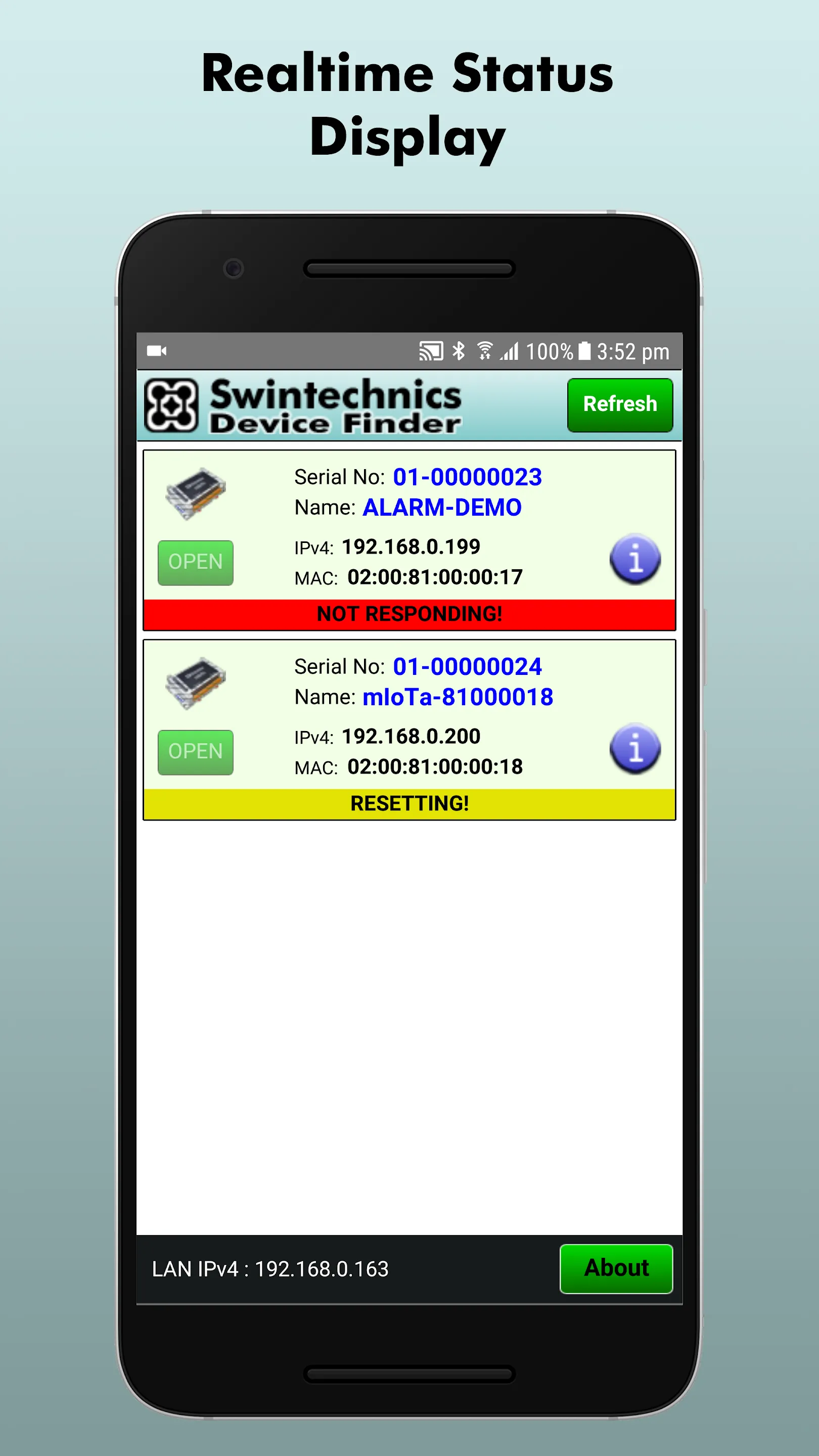 Swintechnics Device Finder | Indus Appstore | Screenshot