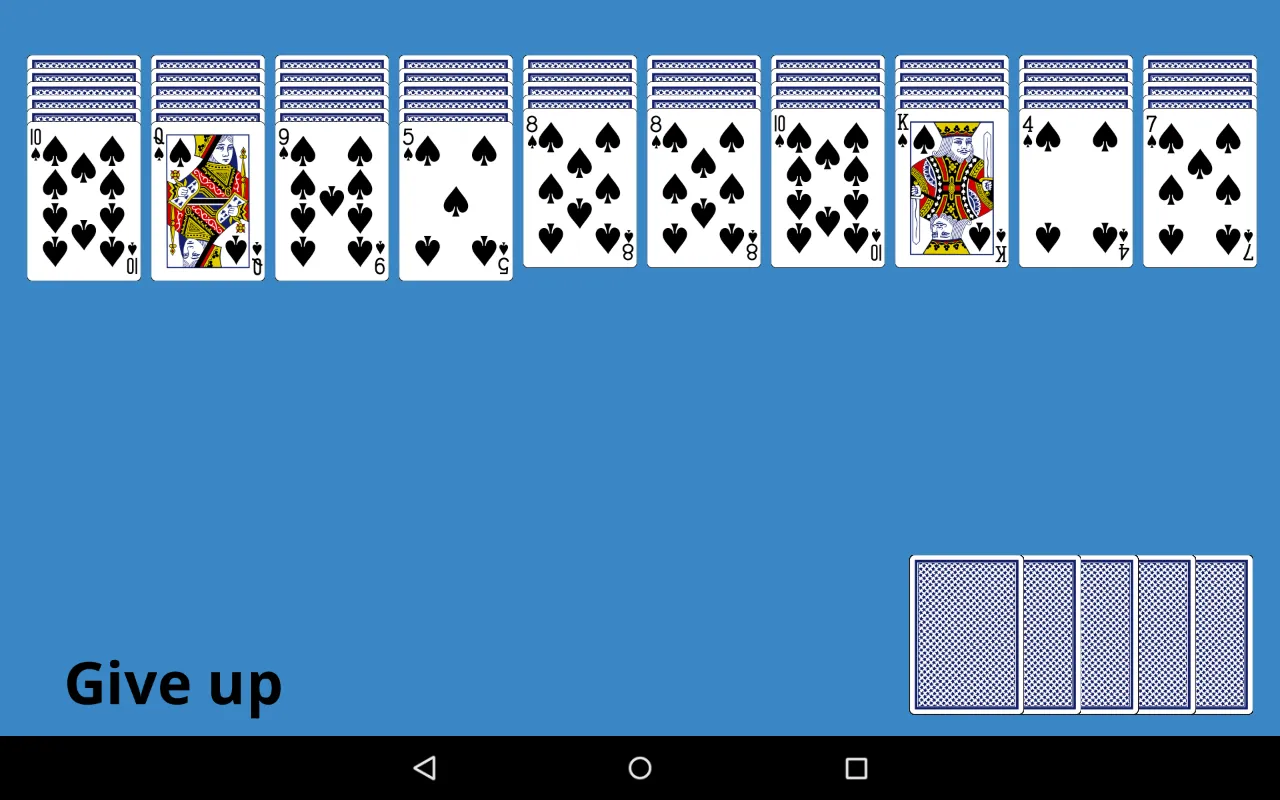 Classic Spider Solitaire | Indus Appstore | Screenshot