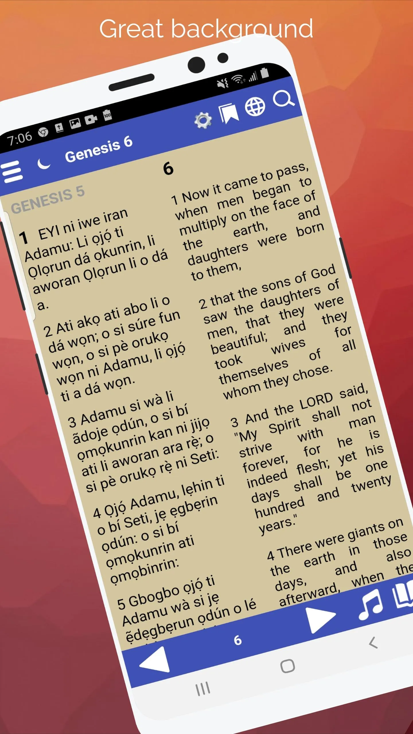 Yoruba Bible: + Audio | Indus Appstore | Screenshot