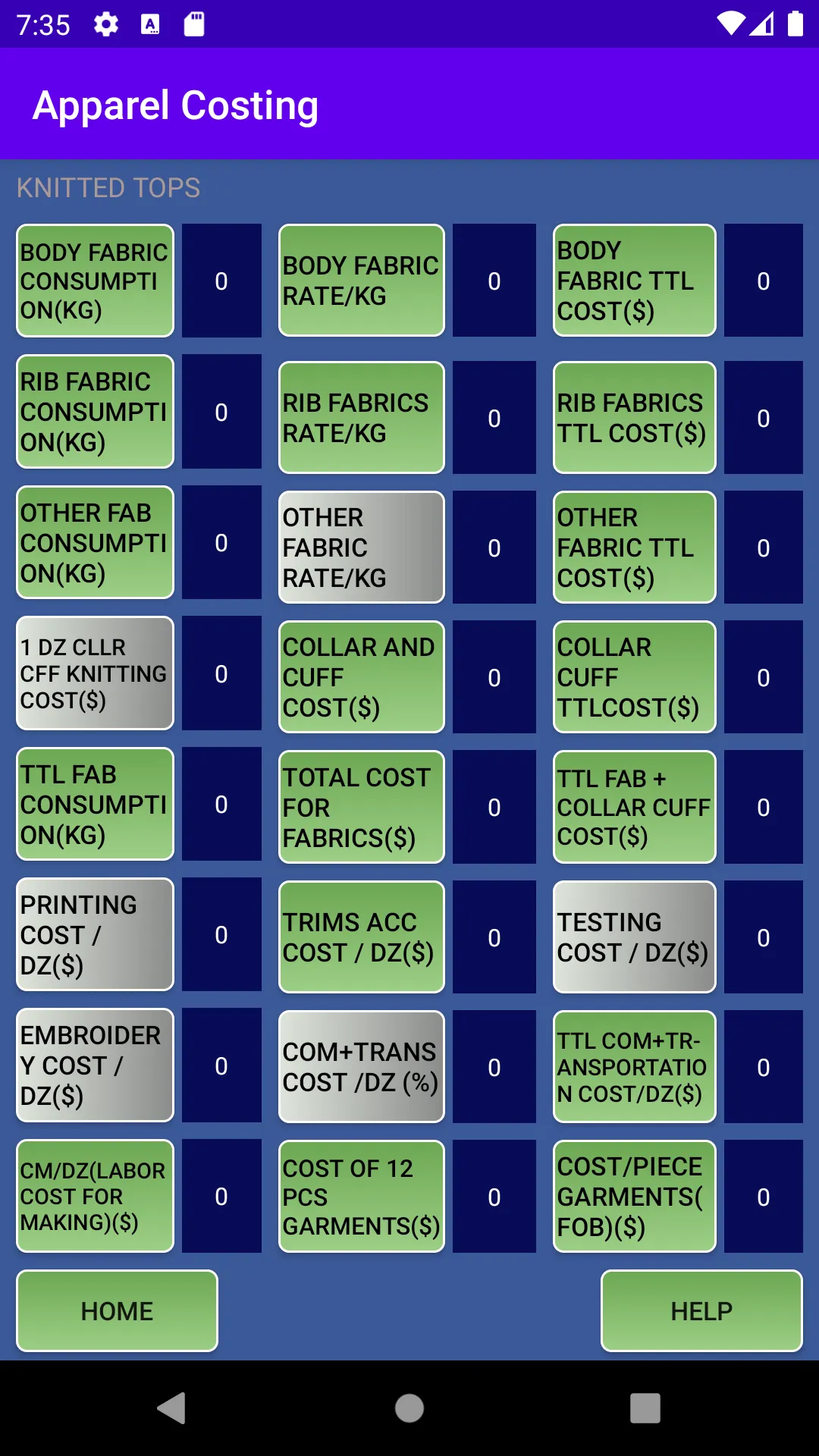 Apparel Costing | Indus Appstore | Screenshot