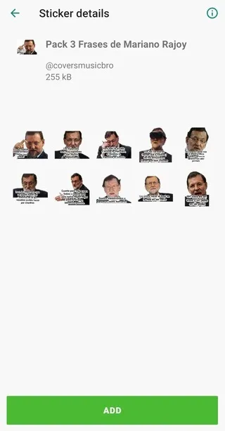 Sticker de Políticos Españoles | Indus Appstore | Screenshot