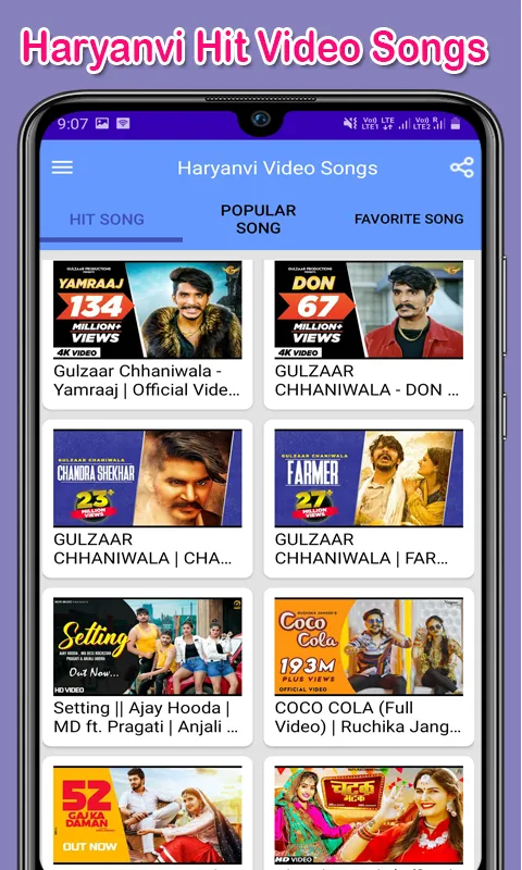 Haryanvi HD Video Songs | Indus Appstore | Screenshot