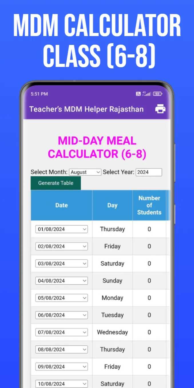 Teacher’s MDM Helper Rajasthan | Indus Appstore | Screenshot