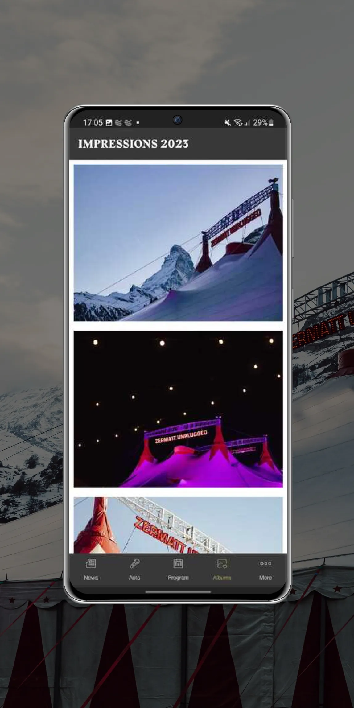 Zermatt Unplugged! | Indus Appstore | Screenshot