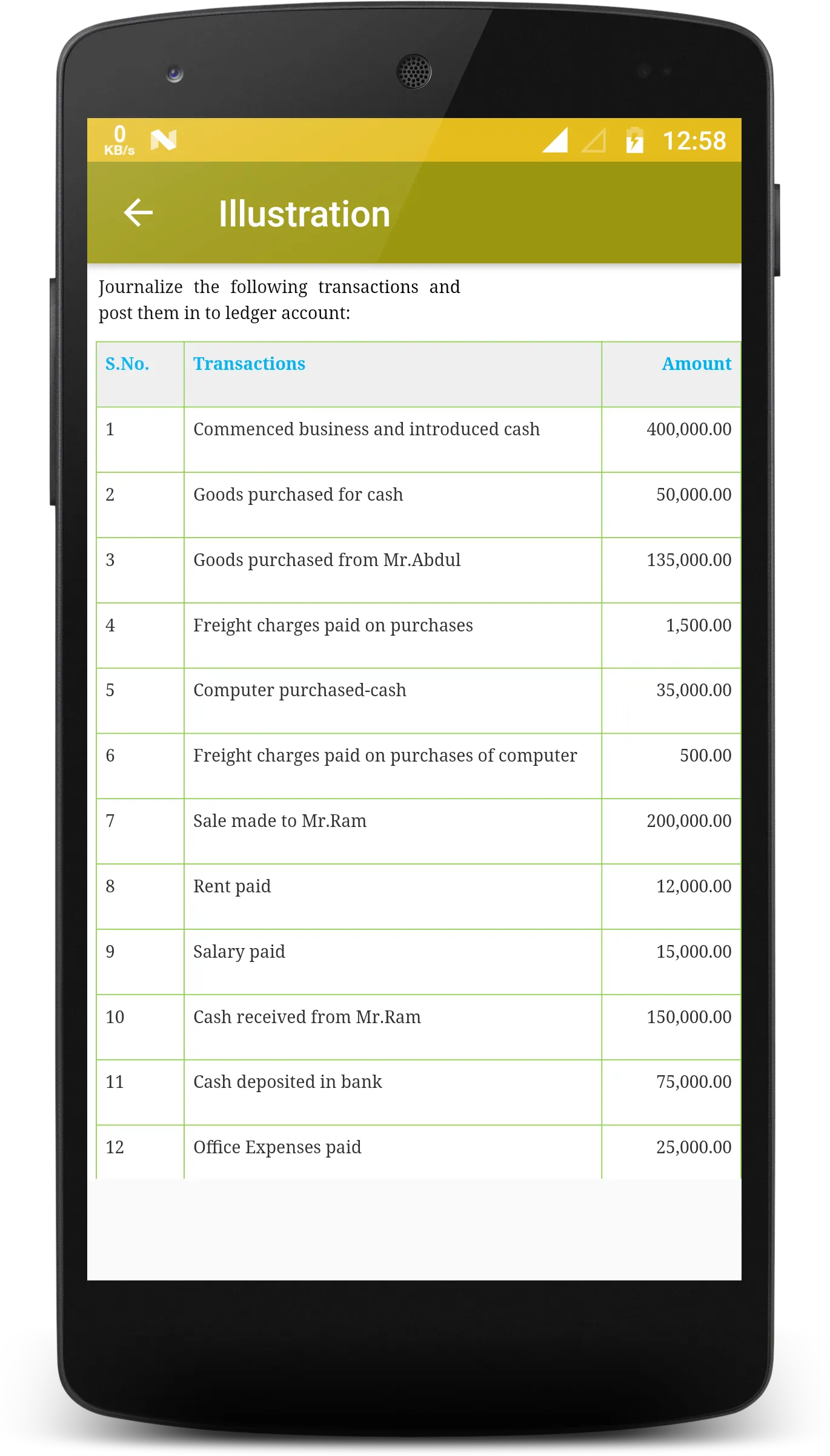 Accounting Basics | Indus Appstore | Screenshot