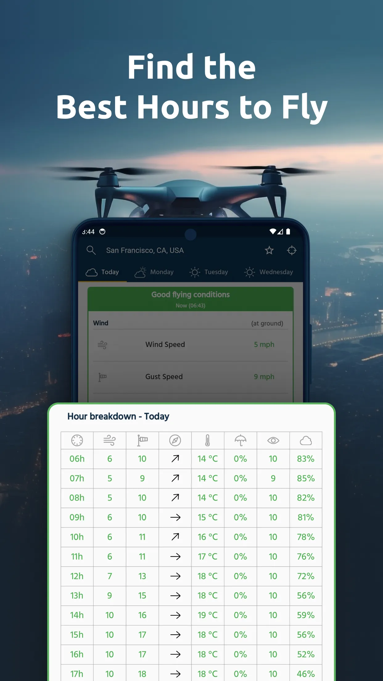 Dronecast - Weather & Fly Map | Indus Appstore | Screenshot