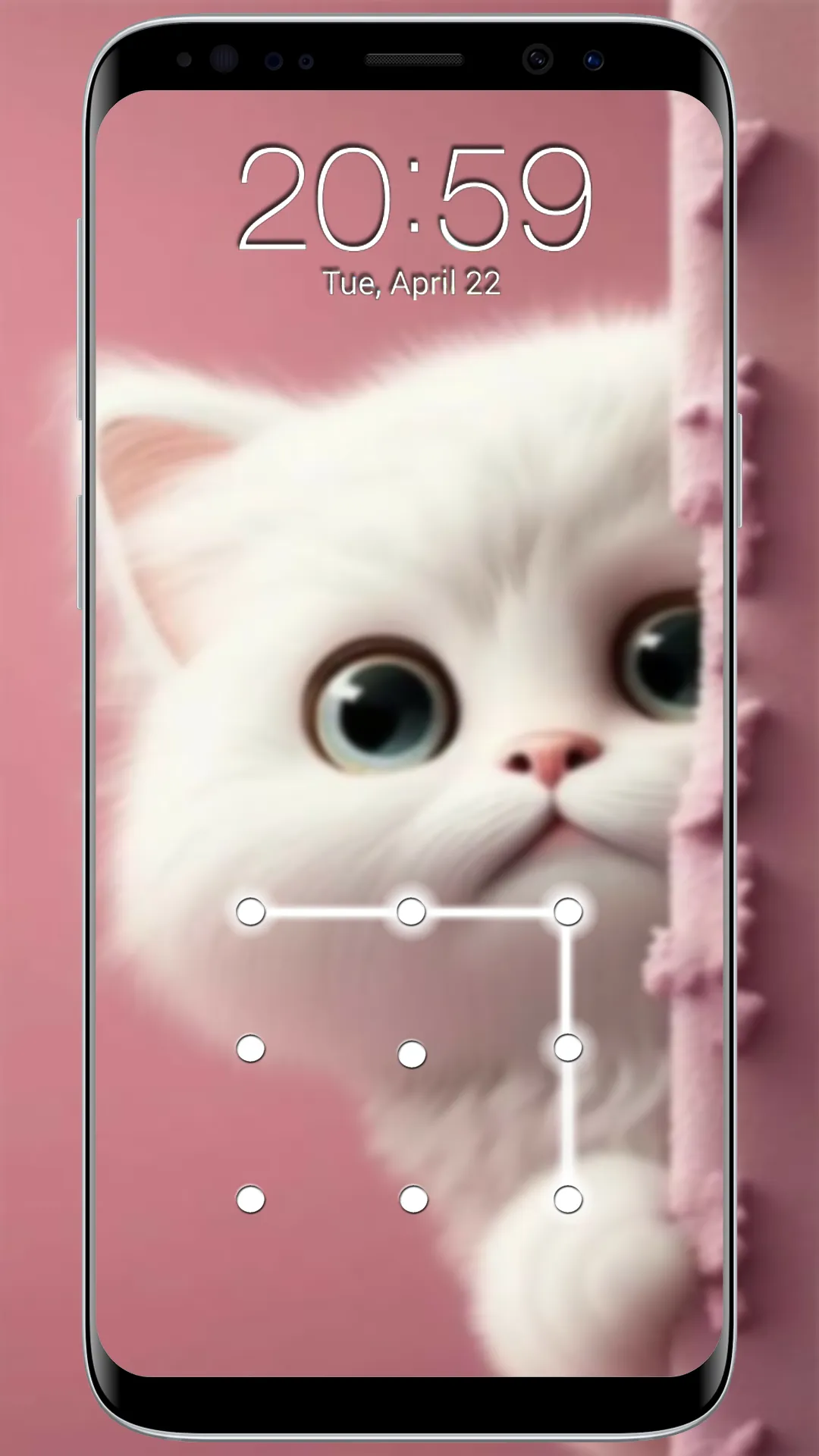 Kitty Cat Lock Screen | Indus Appstore | Screenshot