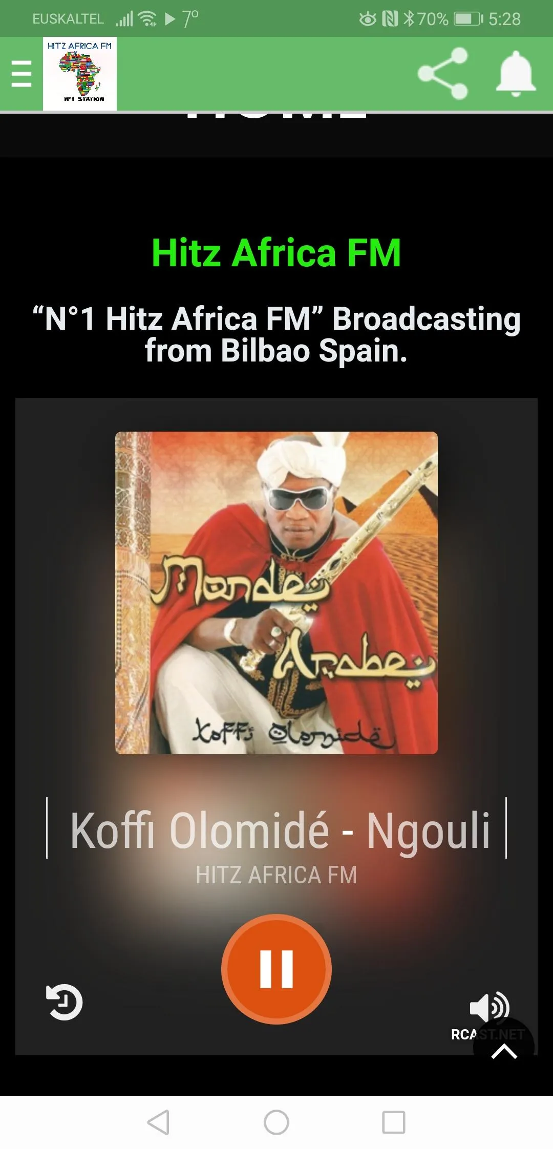 Hitz Africa FM | Indus Appstore | Screenshot