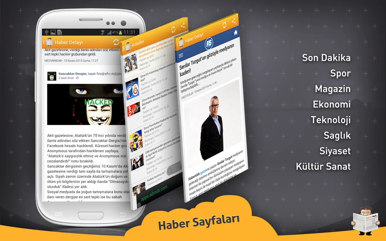 GazeteKeyfi - Güncel Son Dakik | Indus Appstore | Screenshot