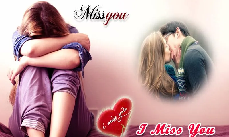 I Miss You Photo Frames | Indus Appstore | Screenshot