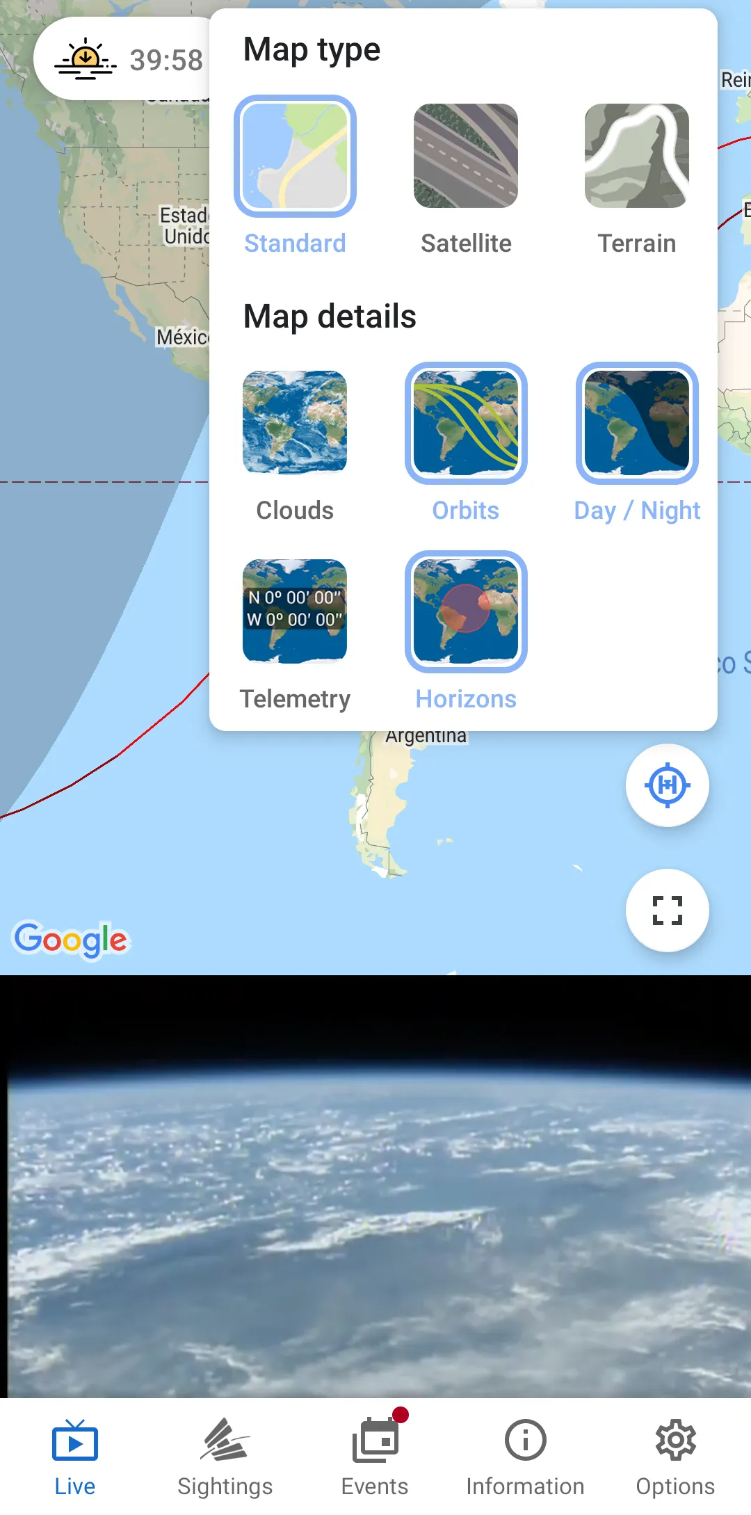 ISS onLive: HD View Earth Live | Indus Appstore | Screenshot