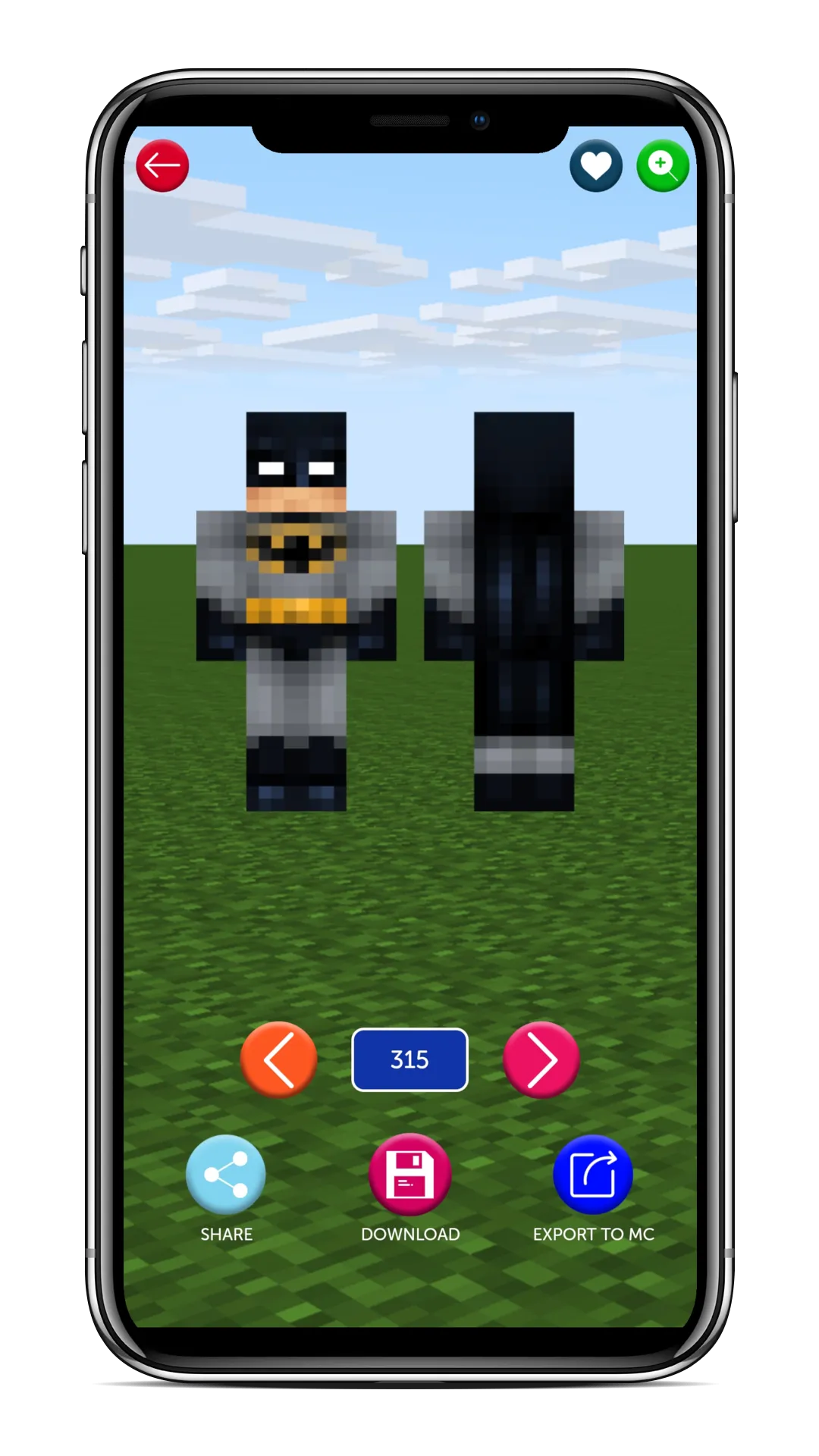 Heroes Skins for Minecraft PE | Indus Appstore | Screenshot