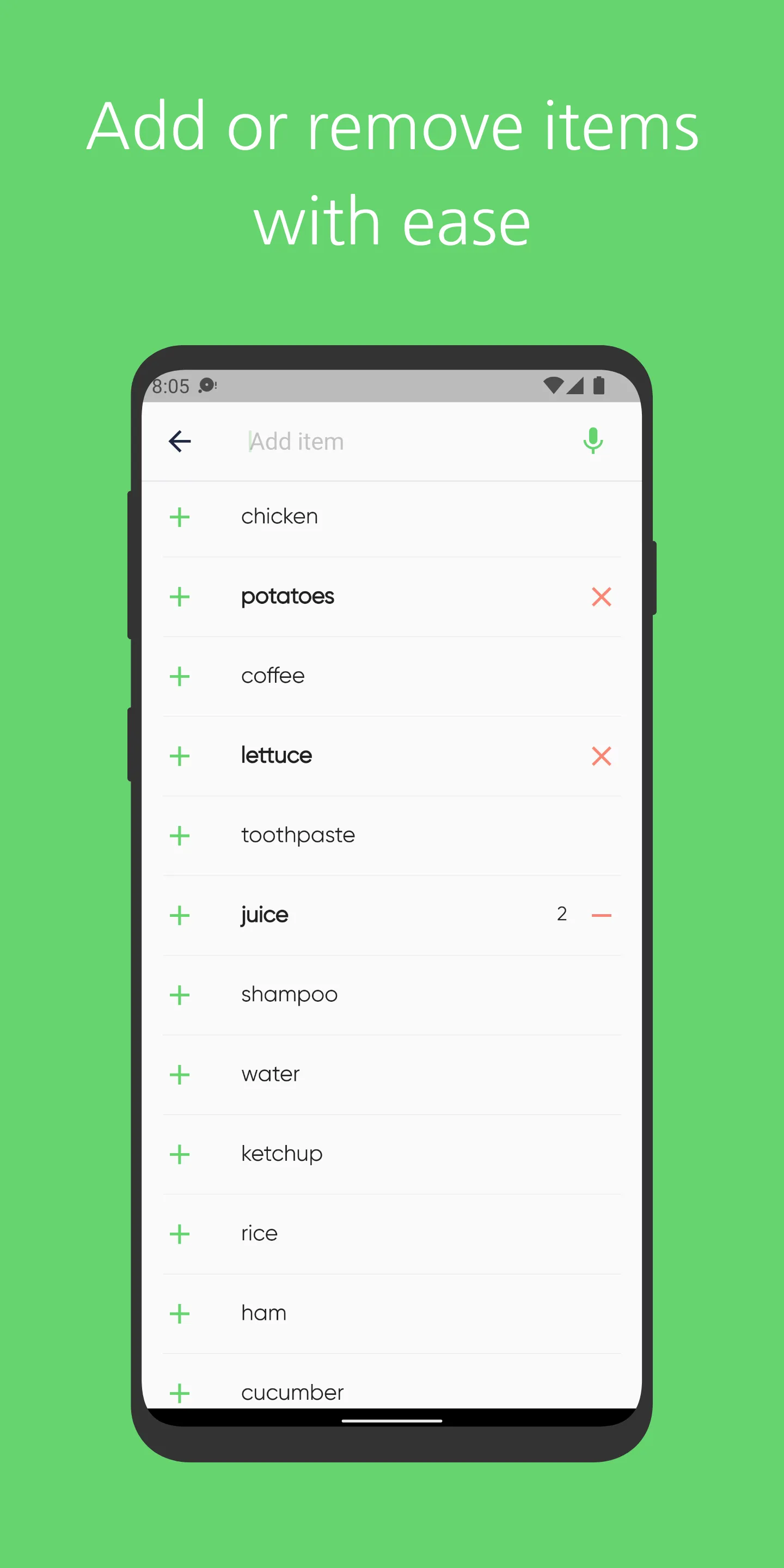 To Buy - Grocery Shopping List | Indus Appstore | Screenshot