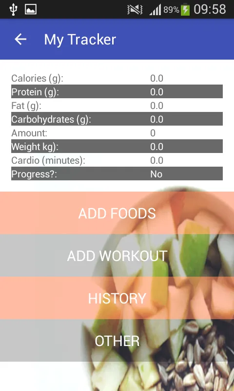 My personal nutritionist | Indus Appstore | Screenshot