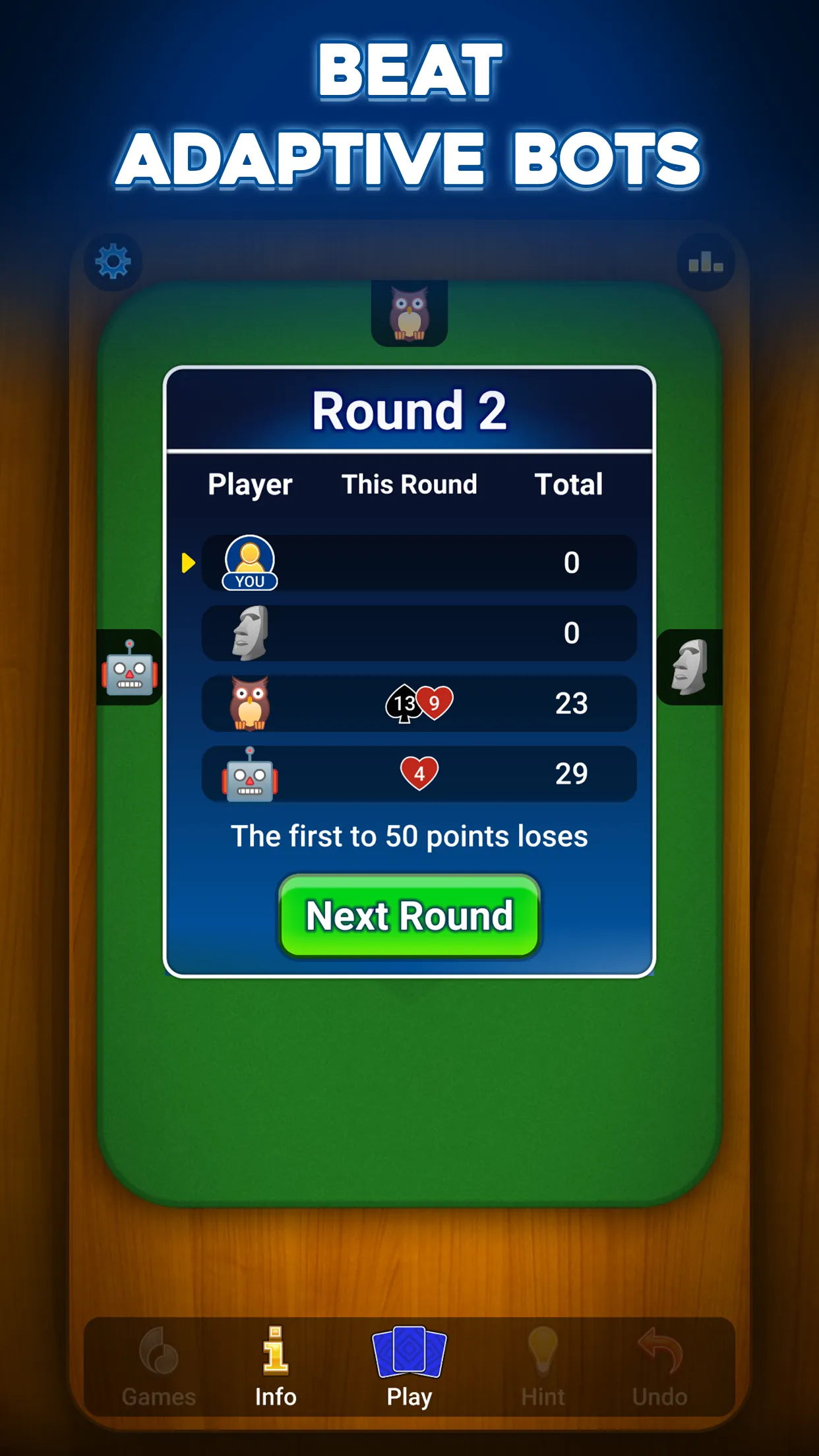 Hearts: Card Game | Indus Appstore | Screenshot