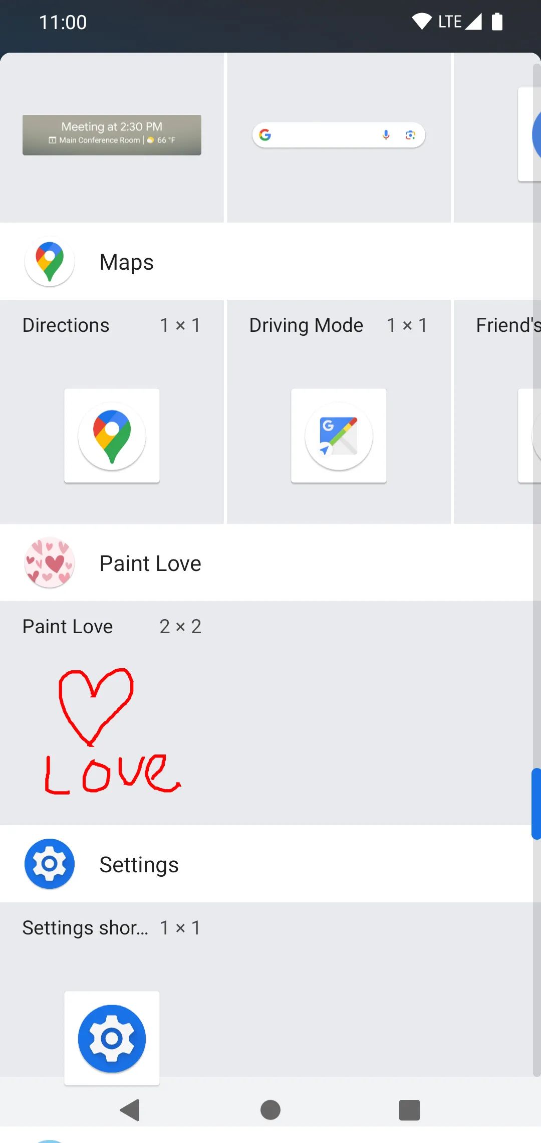 Paint Love - widget for couple | Indus Appstore | Screenshot