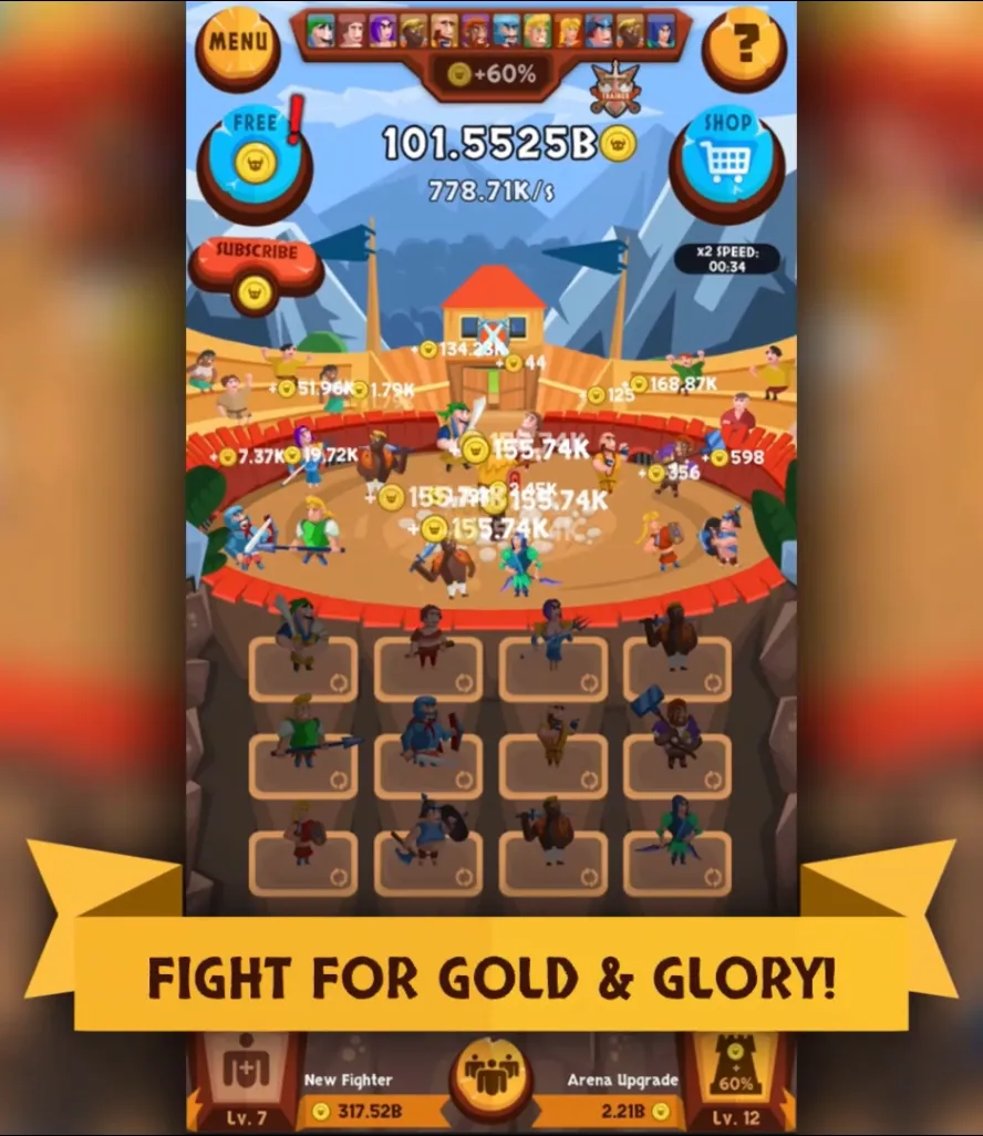 EvoHero - Idle Gladiators | Indus Appstore | Screenshot