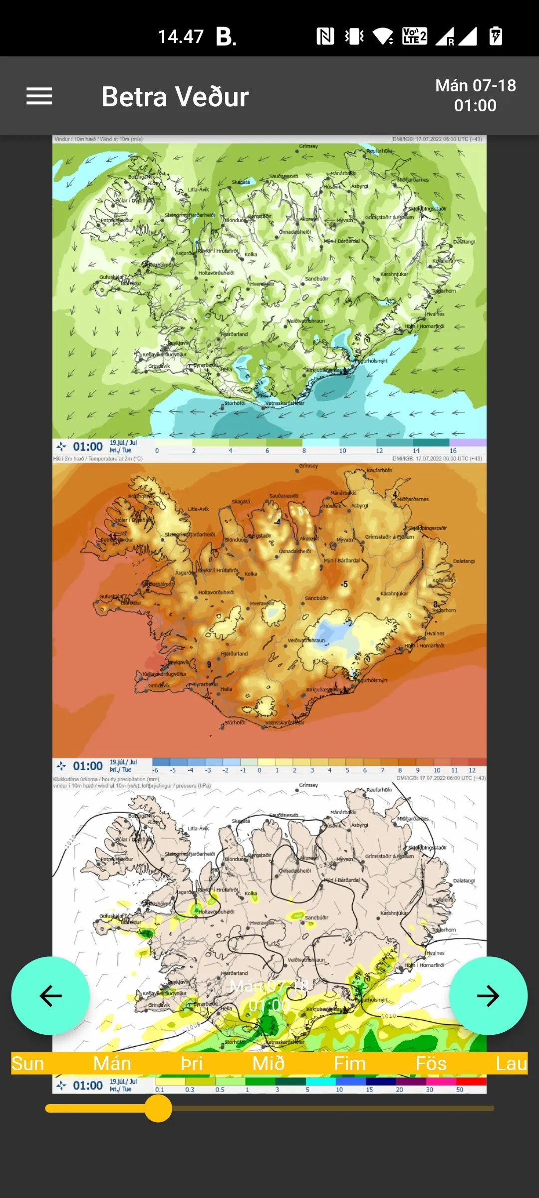 Betra Veður | Indus Appstore | Screenshot