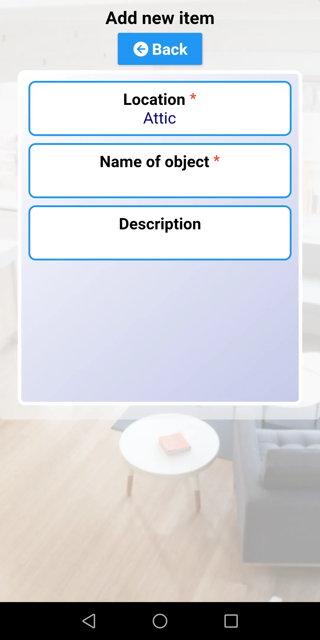 Inventariz: House inventory | Indus Appstore | Screenshot