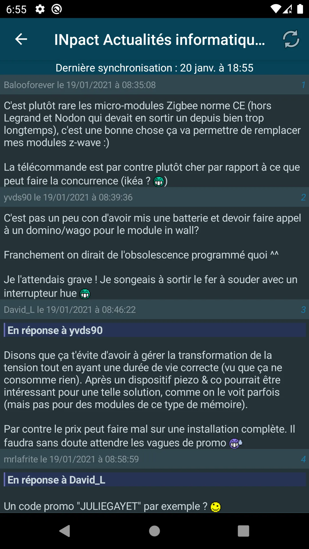 Next Actualités informatiques | Indus Appstore | Screenshot