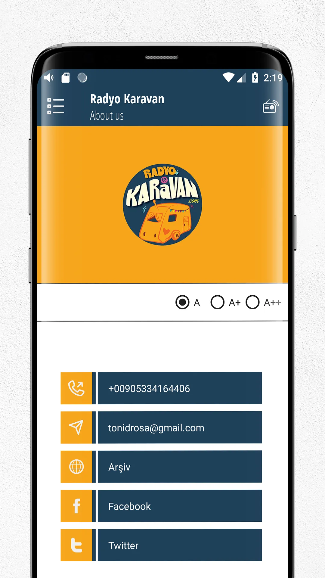 Radyo Karavan | Indus Appstore | Screenshot