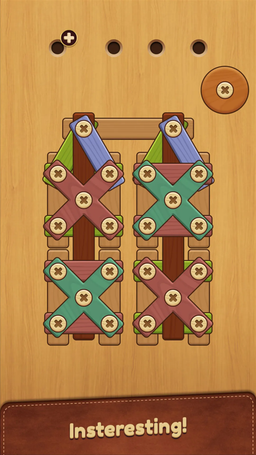 Nuts & Bolts Wood Puzzle | Indus Appstore | Screenshot