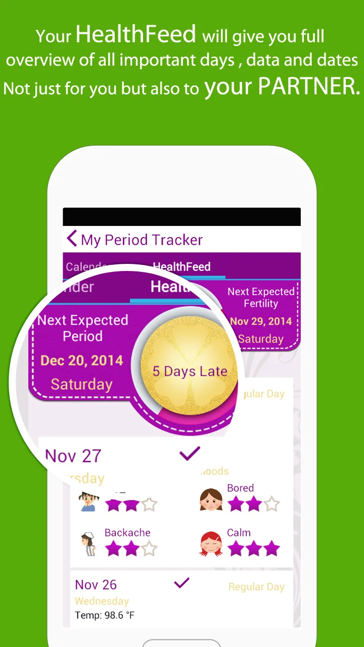 My Period Tracker / Calendar | Indus Appstore | Screenshot