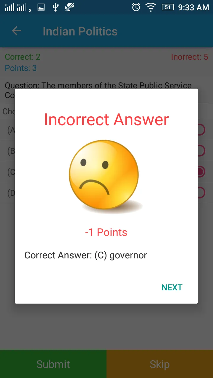 Online exam Question & Answer | Indus Appstore | Screenshot