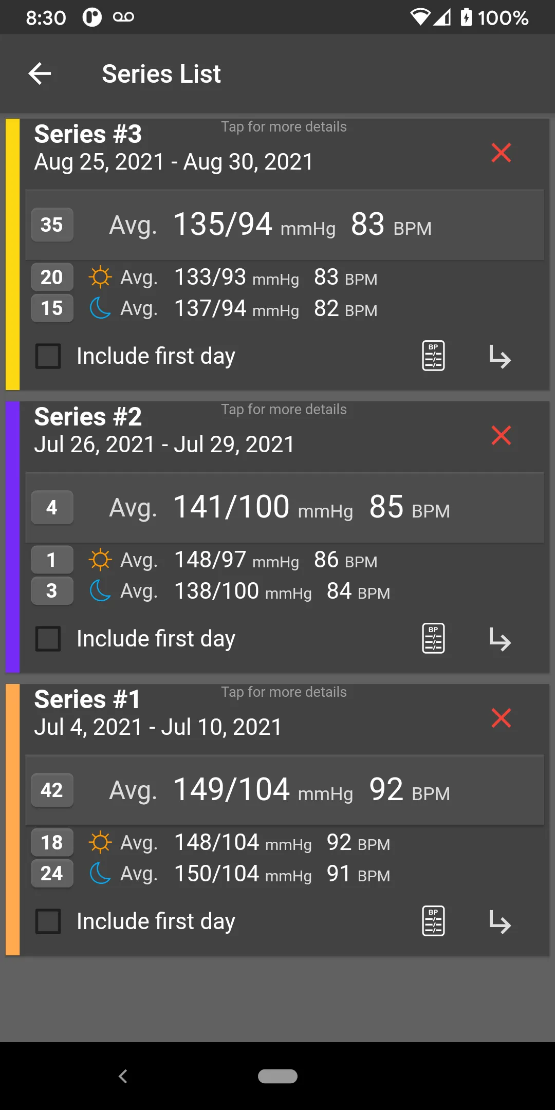 Sphygmo Blood Pressure | Indus Appstore | Screenshot